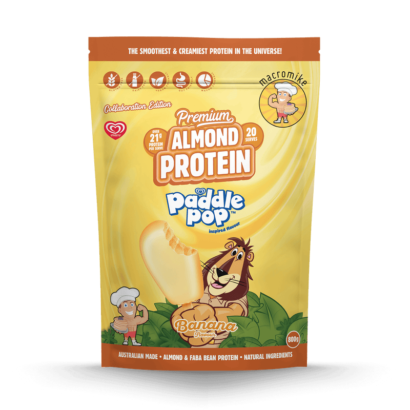 Macro Mike x Streets Banana Paddle Pop Premium Almond Protein (800g Bag)