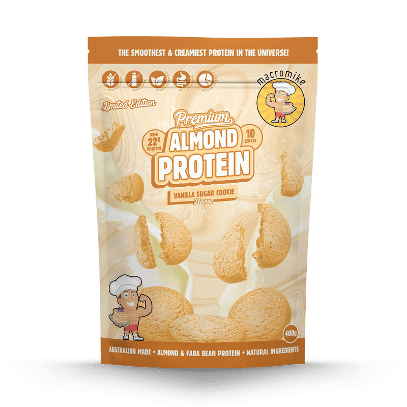 Vanilla Sugar Cookie Premium Almond Protein (400g Bag)