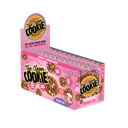 The Clean Cookie - Birthday Cake - (Box of 12 x 60g)