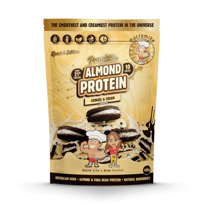 Cookies & Cream Premium Almond Protein (400g Bag)