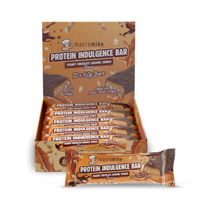 Peanut Chocolate Caramel Crunch Protein Indulgence Bar - (Box of 12 x 60g)