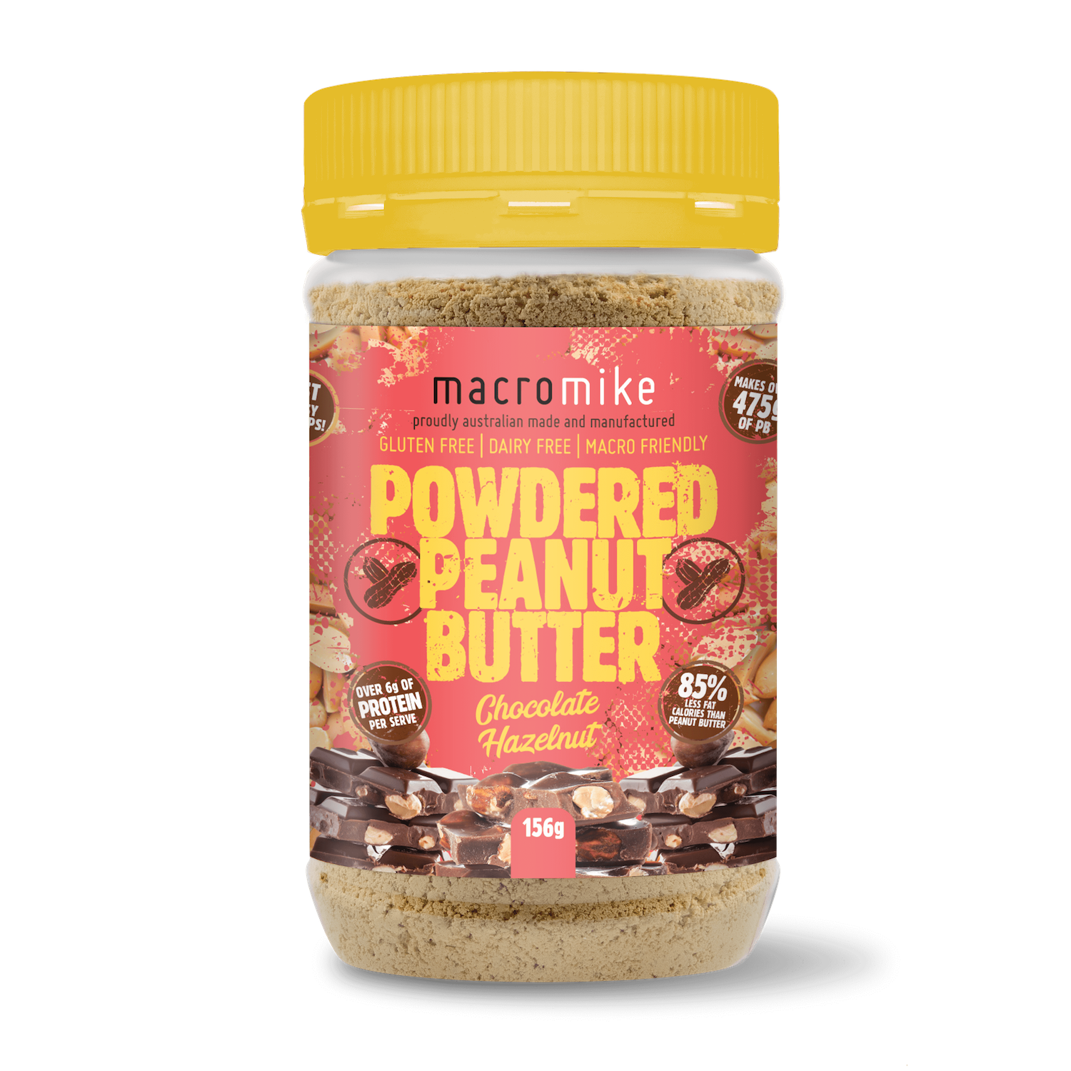 Chocolate Hazelnut Powdered Peanut Butter (156g Jar)