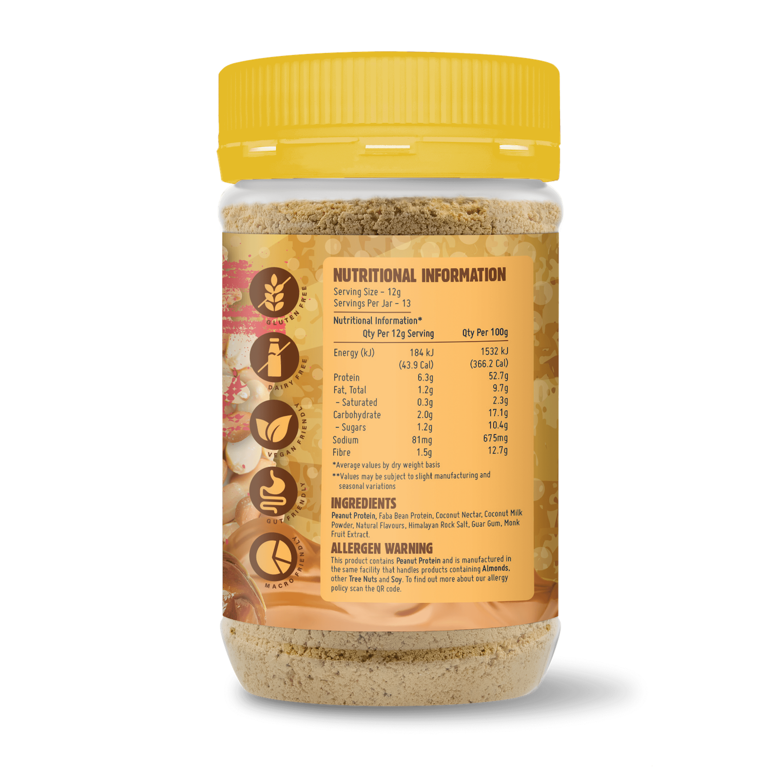 Salted Caramel Powdered Peanut Butter (156g Jar)
